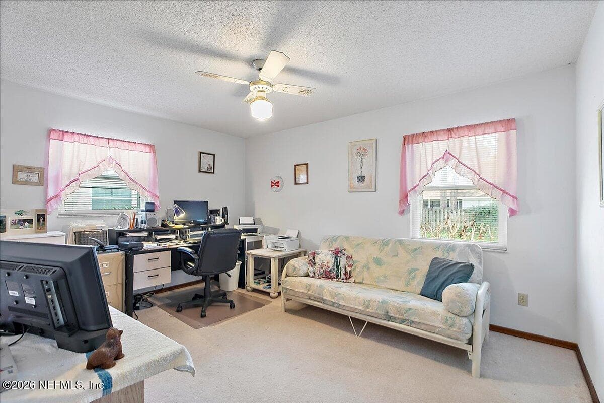 Second guest room being used as an office. — 21 WESTFORD Lane, Palm Coast, FL 32164