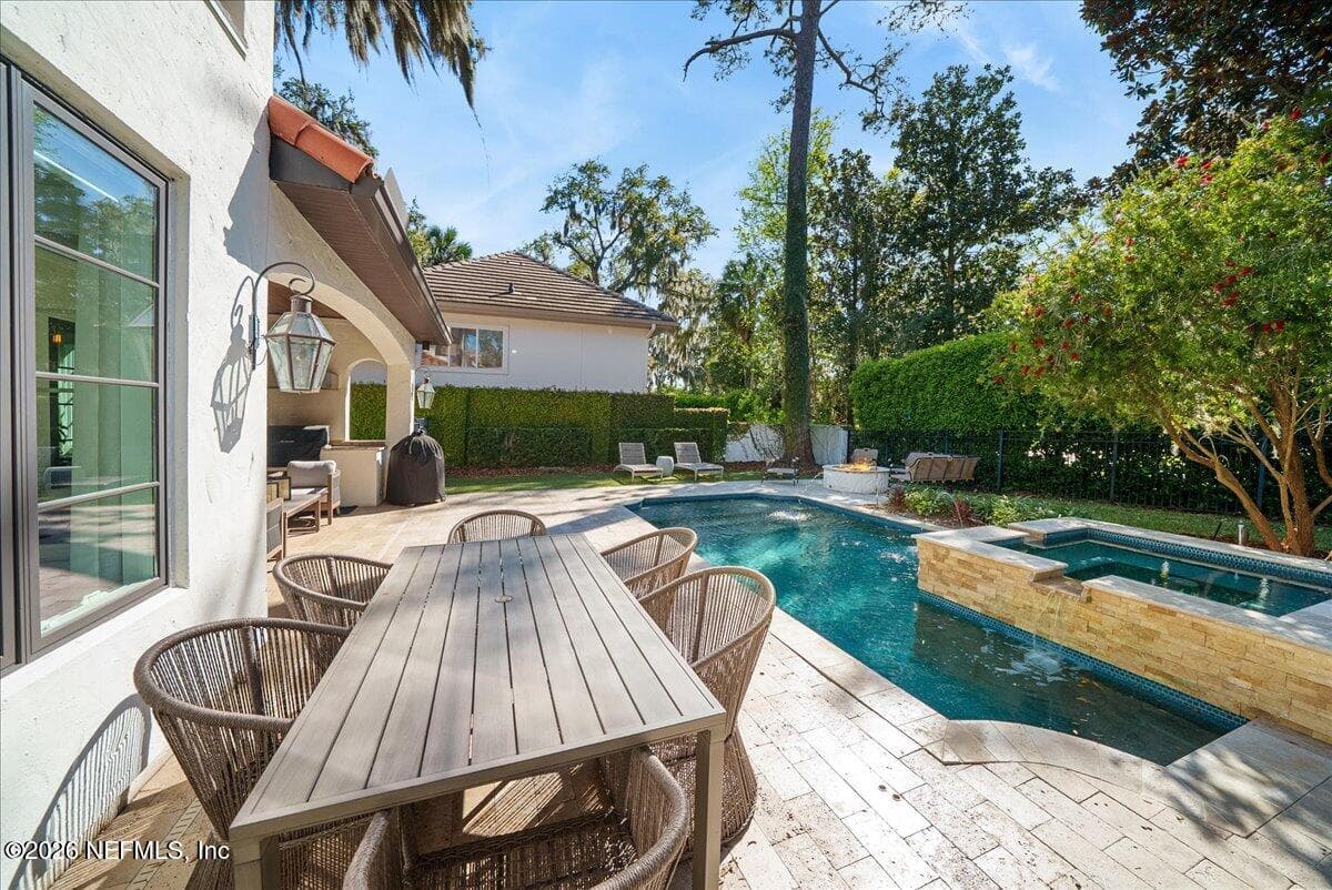 Poolside Dining Area — 109 LAUREL Way, Ponte Vedra Beach, FL 32082