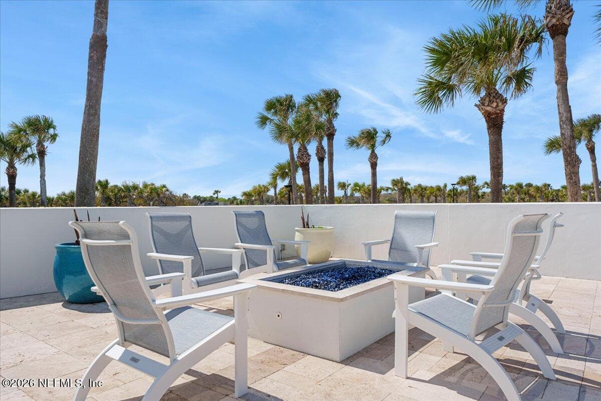Beachside Firepit area — 109 LAUREL Way, Ponte Vedra Beach, FL 32082