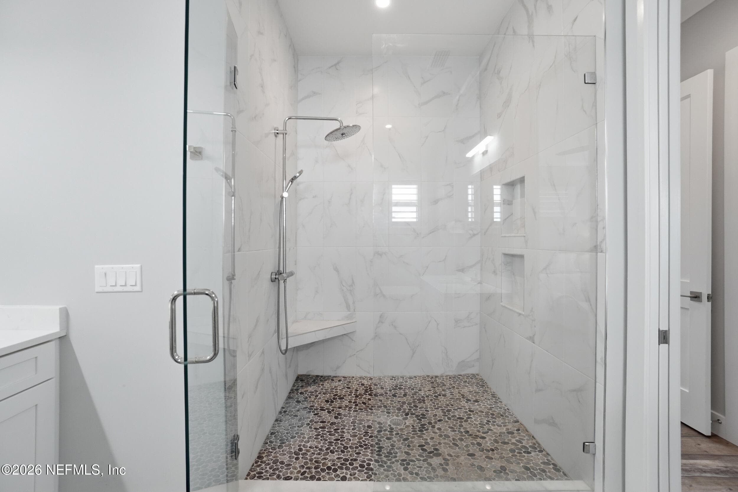 Dual Vanities, Freestanding Tub, Large Shower, Grohe Fixtures — 1717 STRAND Street, Neptune Beach, FL 32266