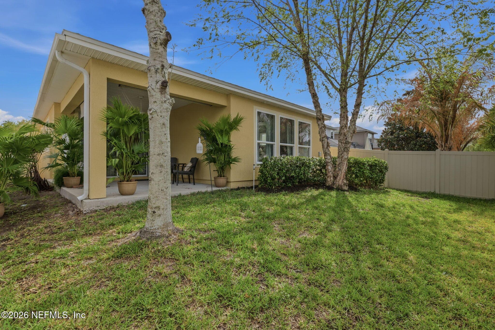 Privacy Fenced Back Yard — 411 CITRUS RIDGE Drive, Ponte Vedra, FL 32081