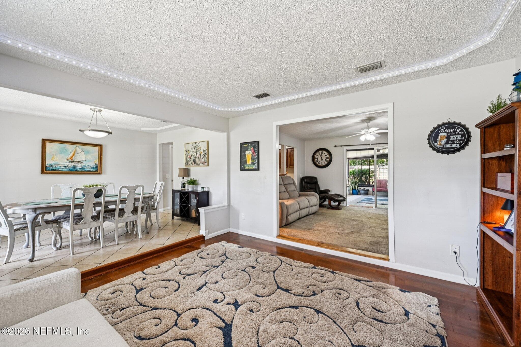 First family room opens up to the dining room — 1370 BELLAIR Boulevard, Orange Park, FL 32073