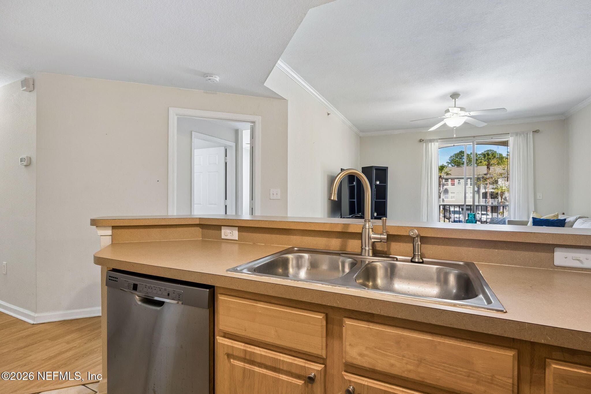 View from Kitchen to main living area. — 440 S VILLA SAN MARCO Drive 201, St. Augustine, FL 32086