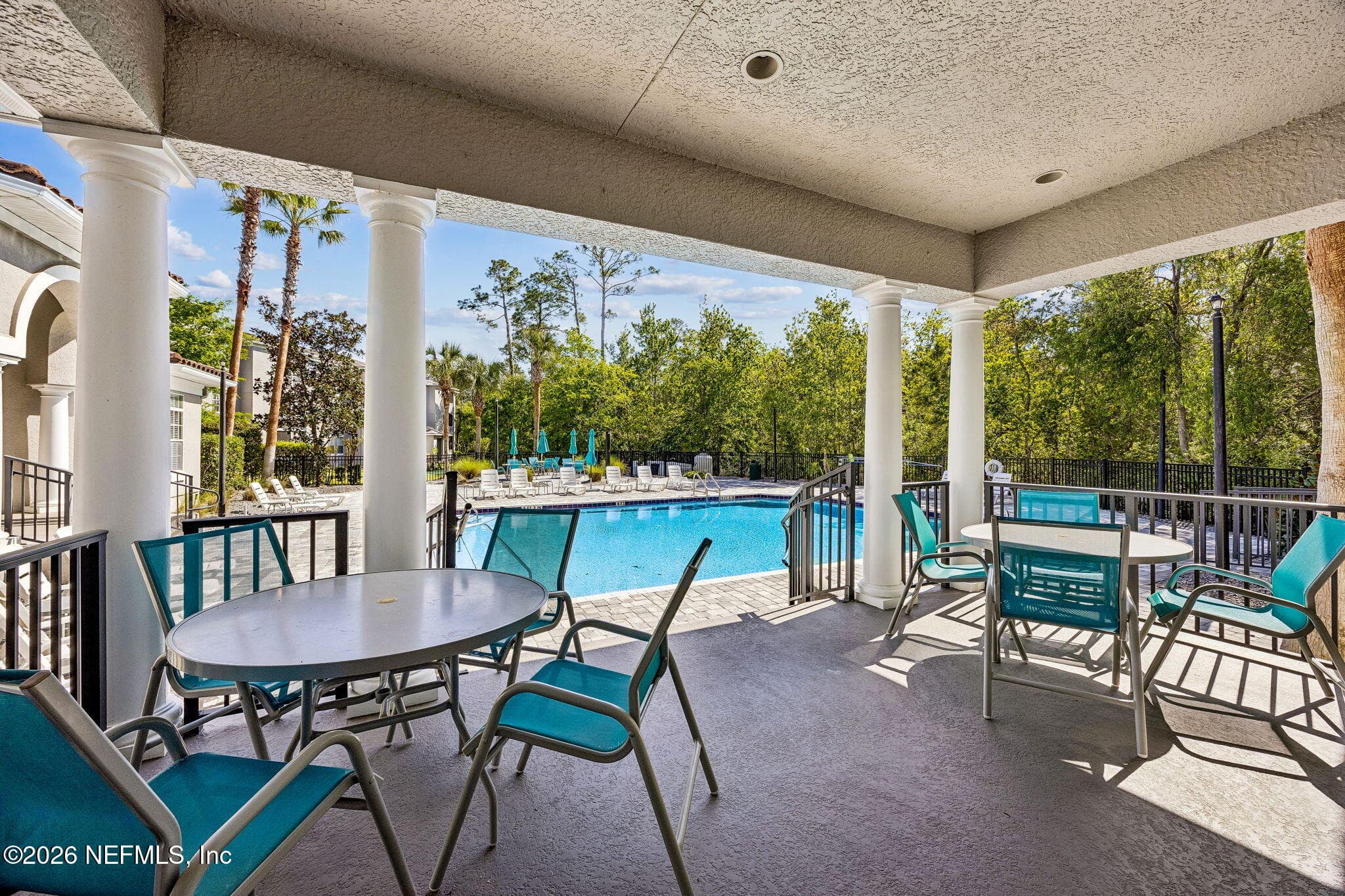 Community Pool Patio Area — 440 S VILLA SAN MARCO Drive 201, St. Augustine, FL 32086