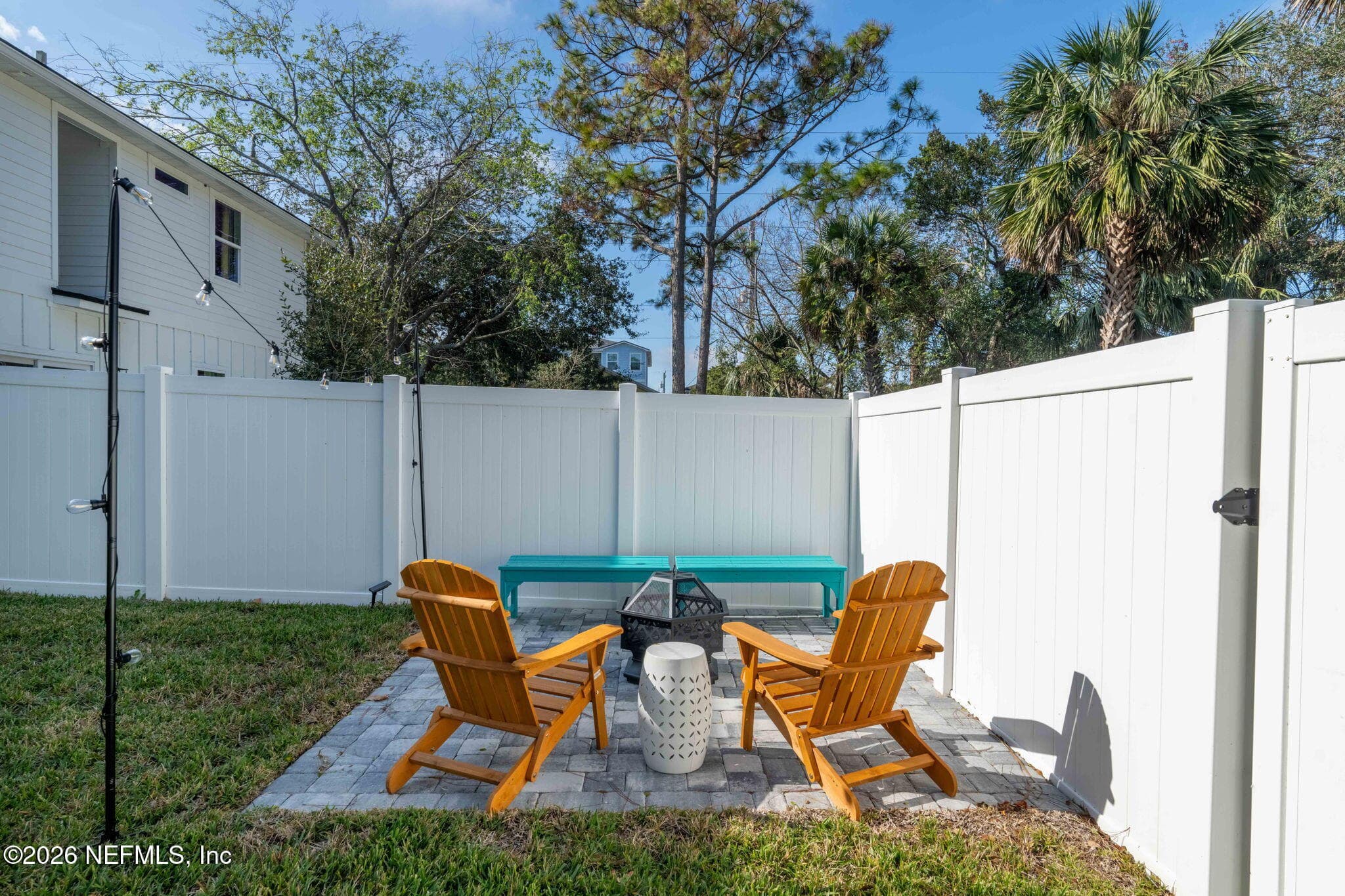 Additional 10x10 patio area in backyards — 921 2ND Avenue S, Jacksonville Beach, FL 32250