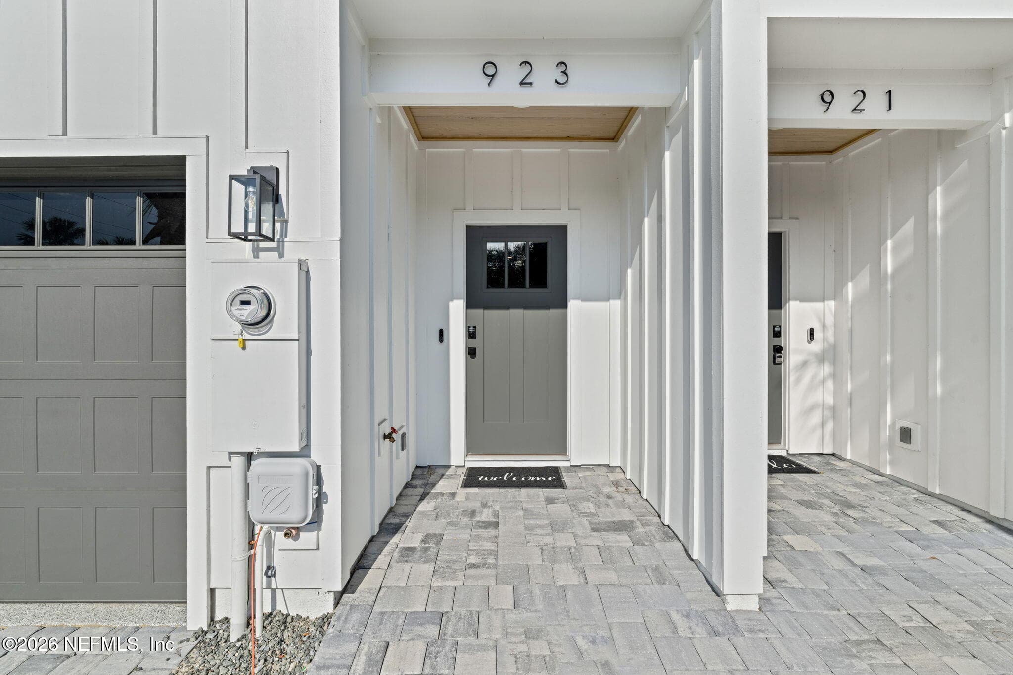 Fiberglass exterior doors with rot-resistant jambs and thresholds — 923 2ND Avenue S, Jacksonville Beach, FL 32250