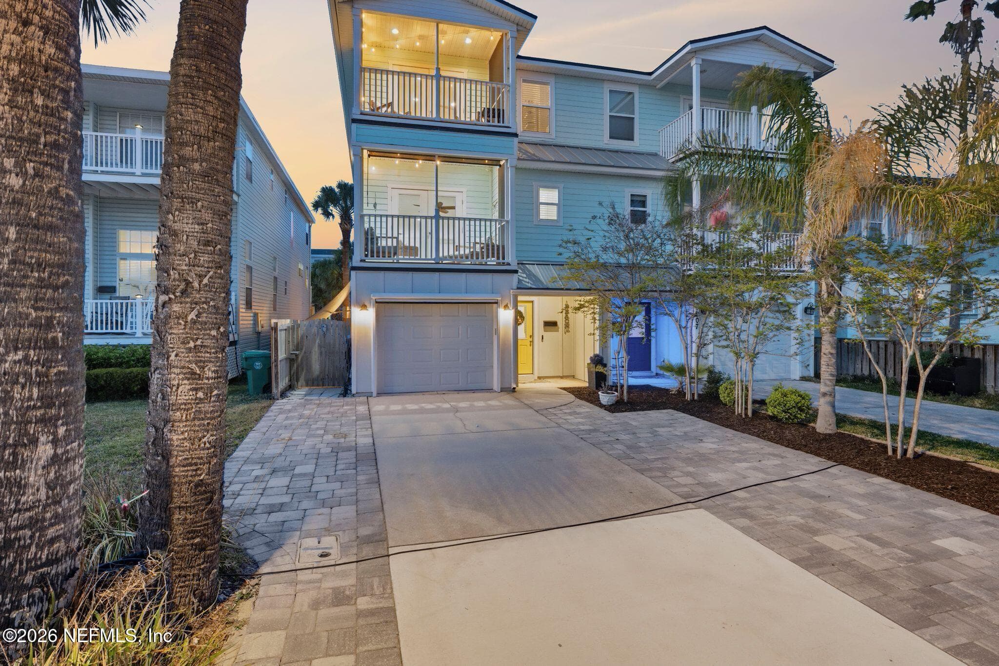 Front twilight — 209 7TH Avenue S, Jacksonville Beach, FL 32250