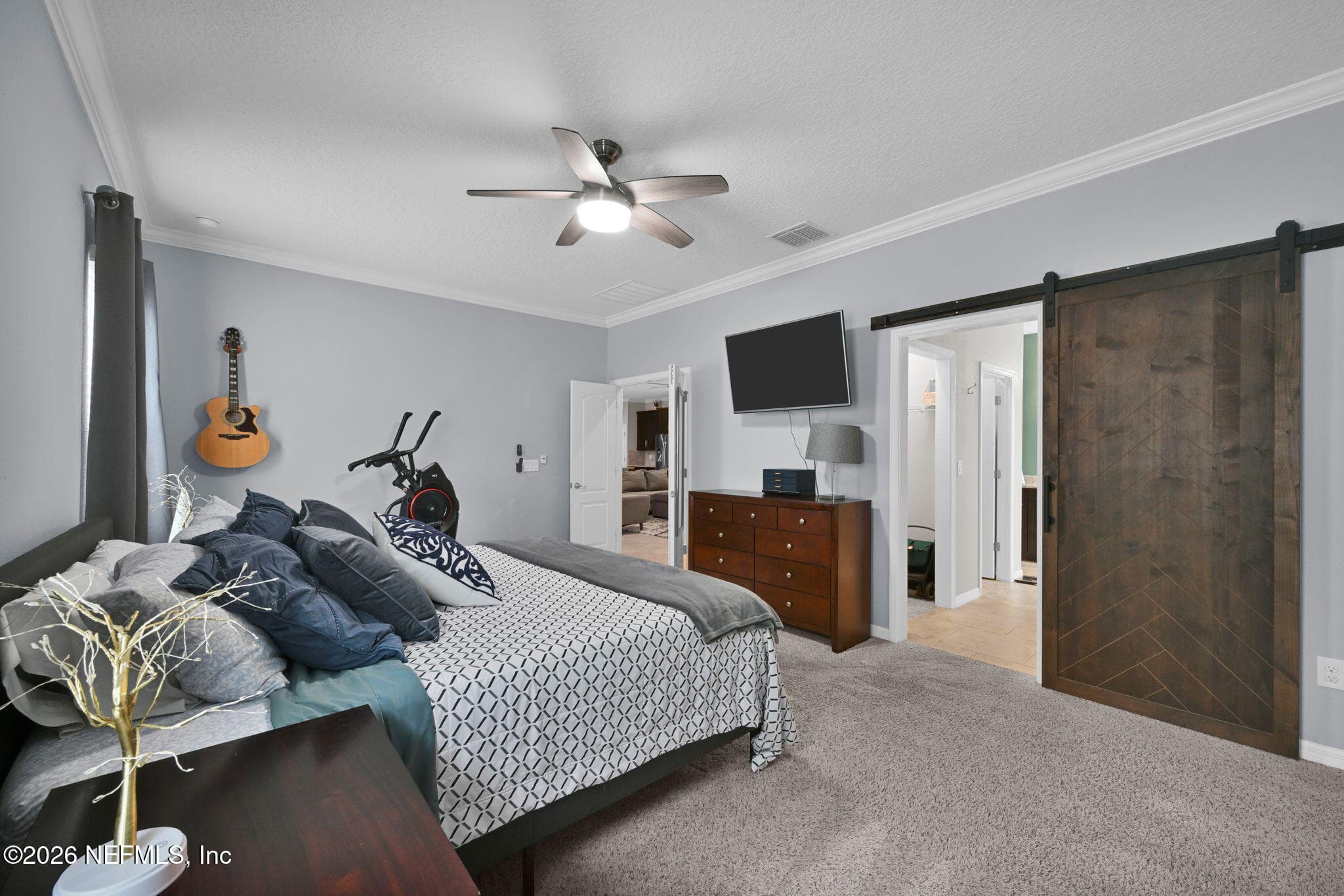 Custom barn door — 212 N ARABELLA Way, St. Johns, FL 32259