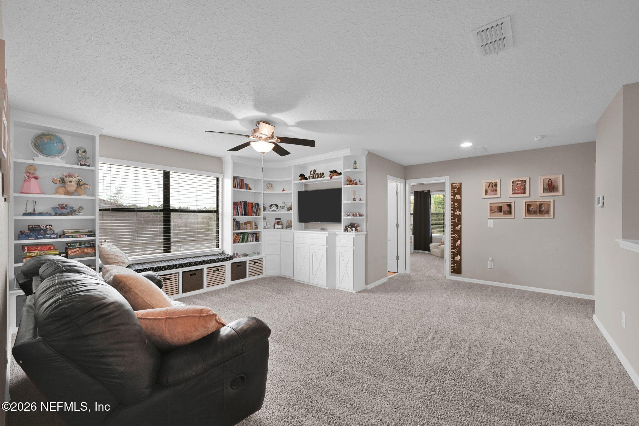 Custom shelving makes this kid retreat complete and fun — 212 N ARABELLA Way, St. Johns, FL 32259