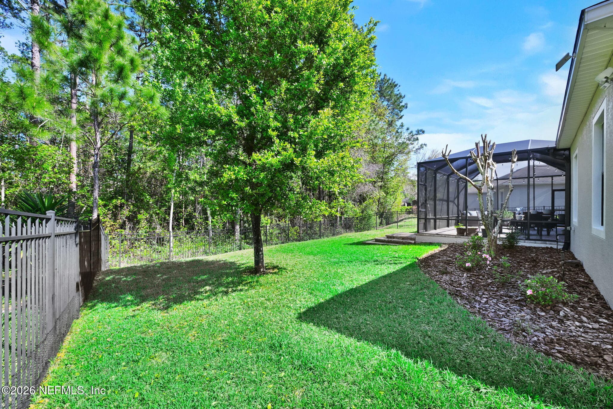 Fully fenced backyard — 212 N ARABELLA Way, St. Johns, FL 32259