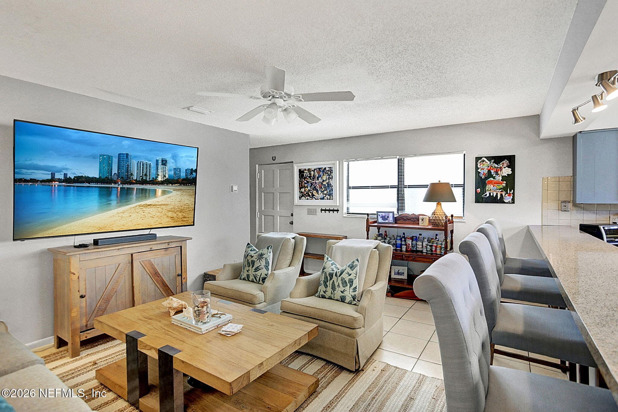 West Unit Living Area — 206/208 HOPKINS Street, Neptune Beach, FL 32266