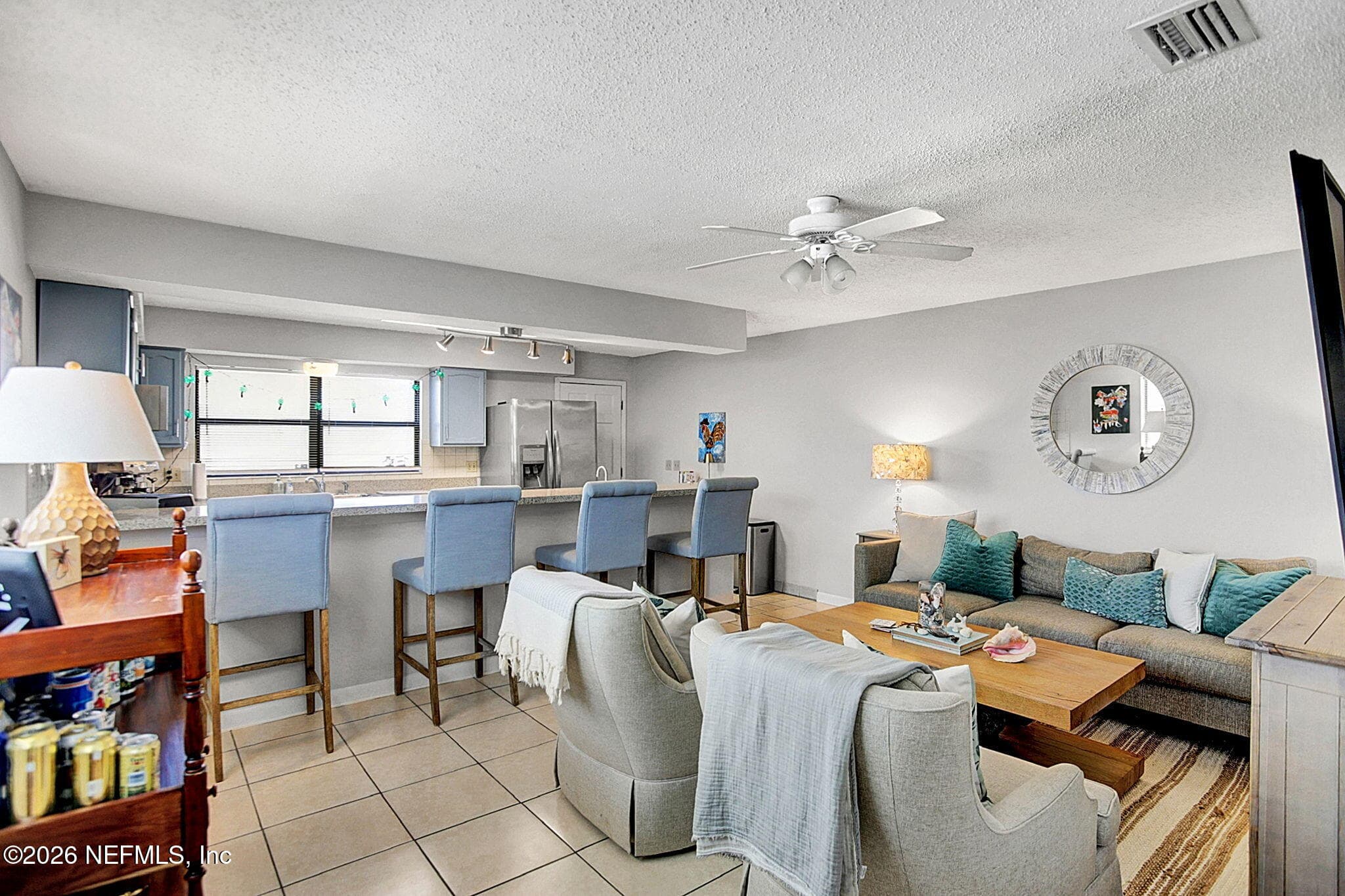 West Unit Living Area — 206/208 HOPKINS Street, Neptune Beach, FL 32266