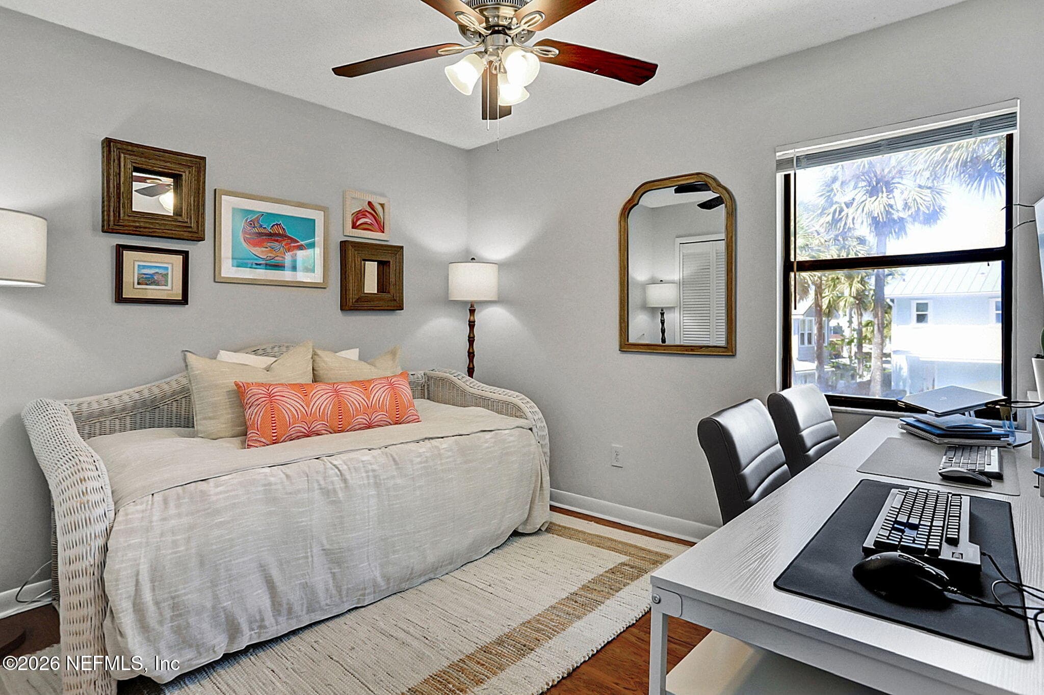 West Unit Third Bedroom — 206/208 HOPKINS Street, Neptune Beach, FL 32266