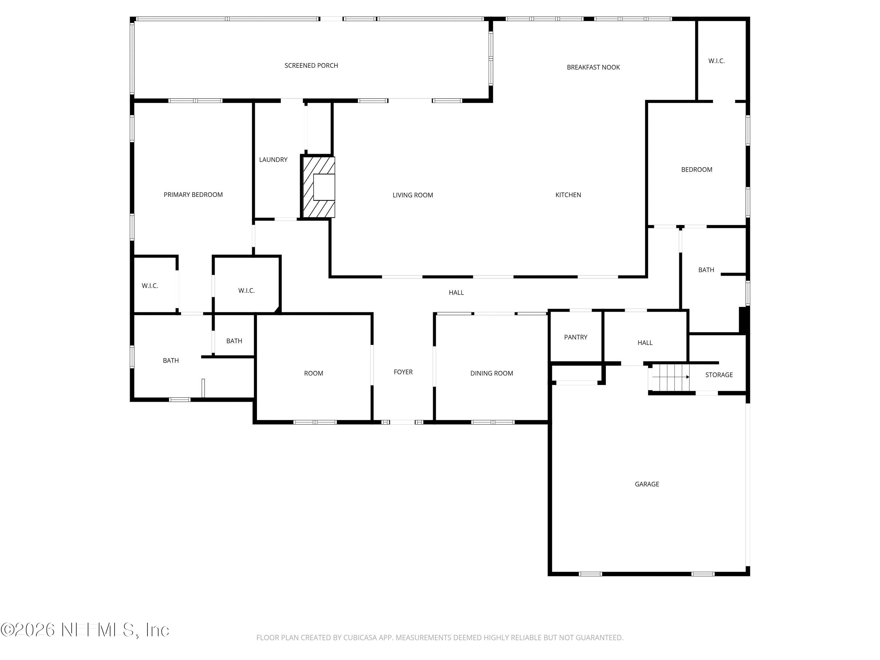 Floor Plan 1st floor — 1320 COUNTY RD 315, Melrose, FL 32666