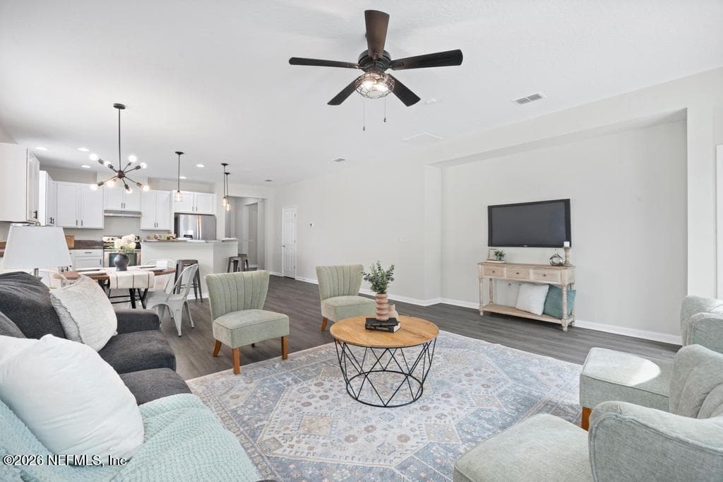 Living Room — 4916 CREEK BLUFF Lane, Middleburg, FL 32068