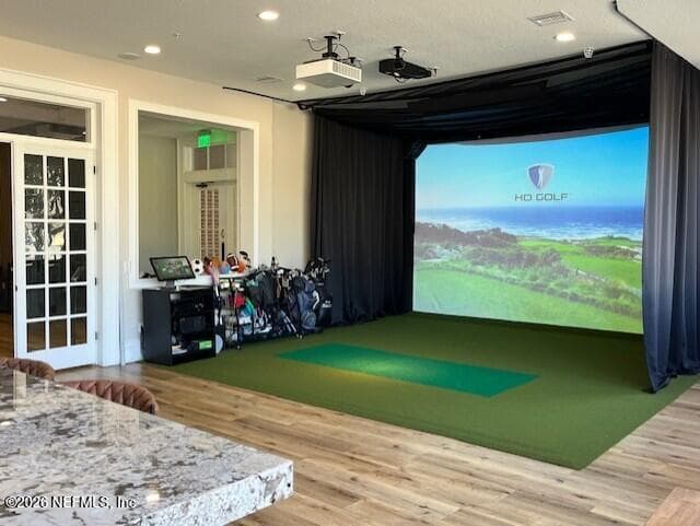 Amenties at the Grove include a golf simulator — 3158 COUNTRY CLUB Boulevard, Orange Park, FL 32073