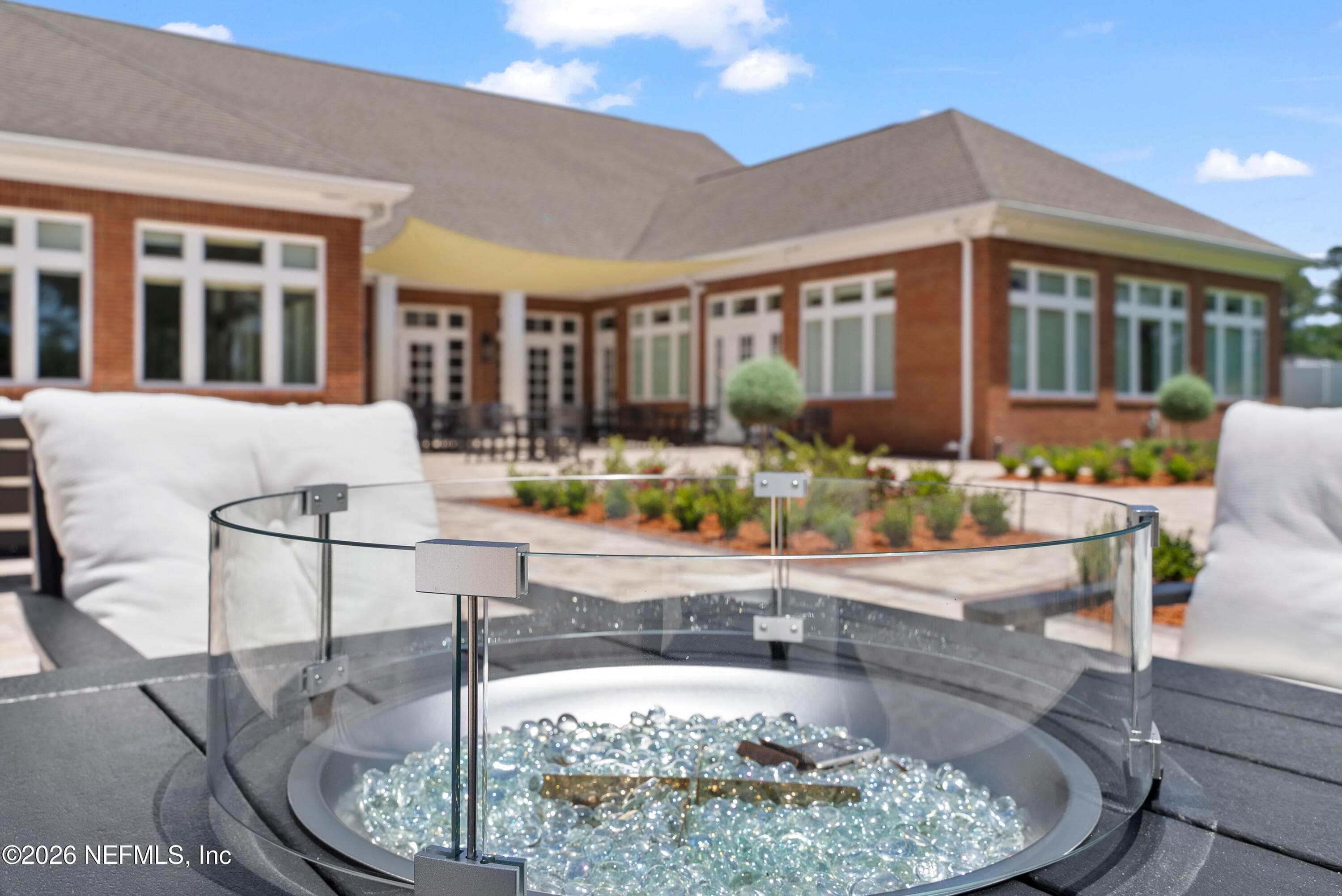 Firepit on Grove Patio — 3158 COUNTRY CLUB Boulevard, Orange Park, FL 32073