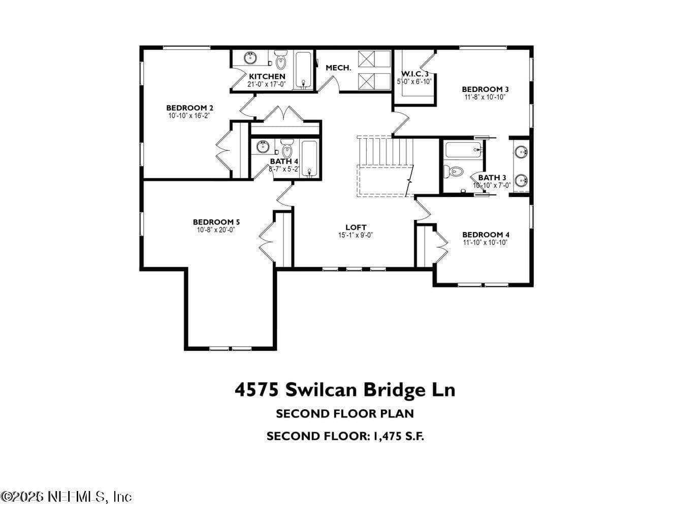 Seemless first floor with ample space for entertaining — 4575 SWILCAN BRIDGE Lane N, Jacksonville, FL 32224