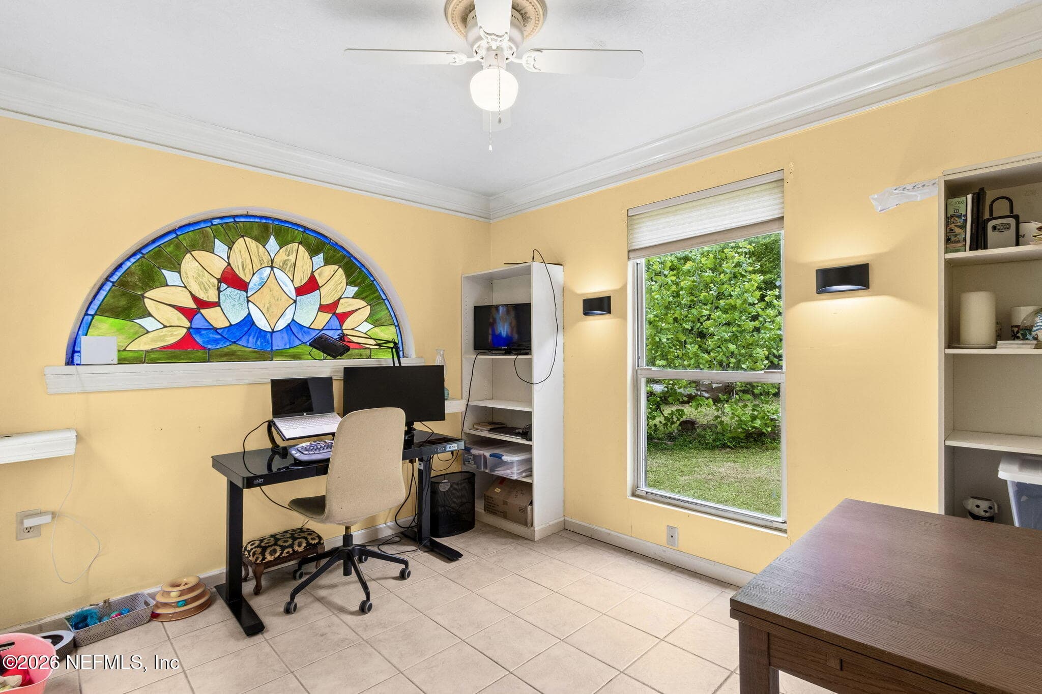 bonus room with 5' stained glass window — 95478 PLUM Loop, Fernandina Beach, FL 32034