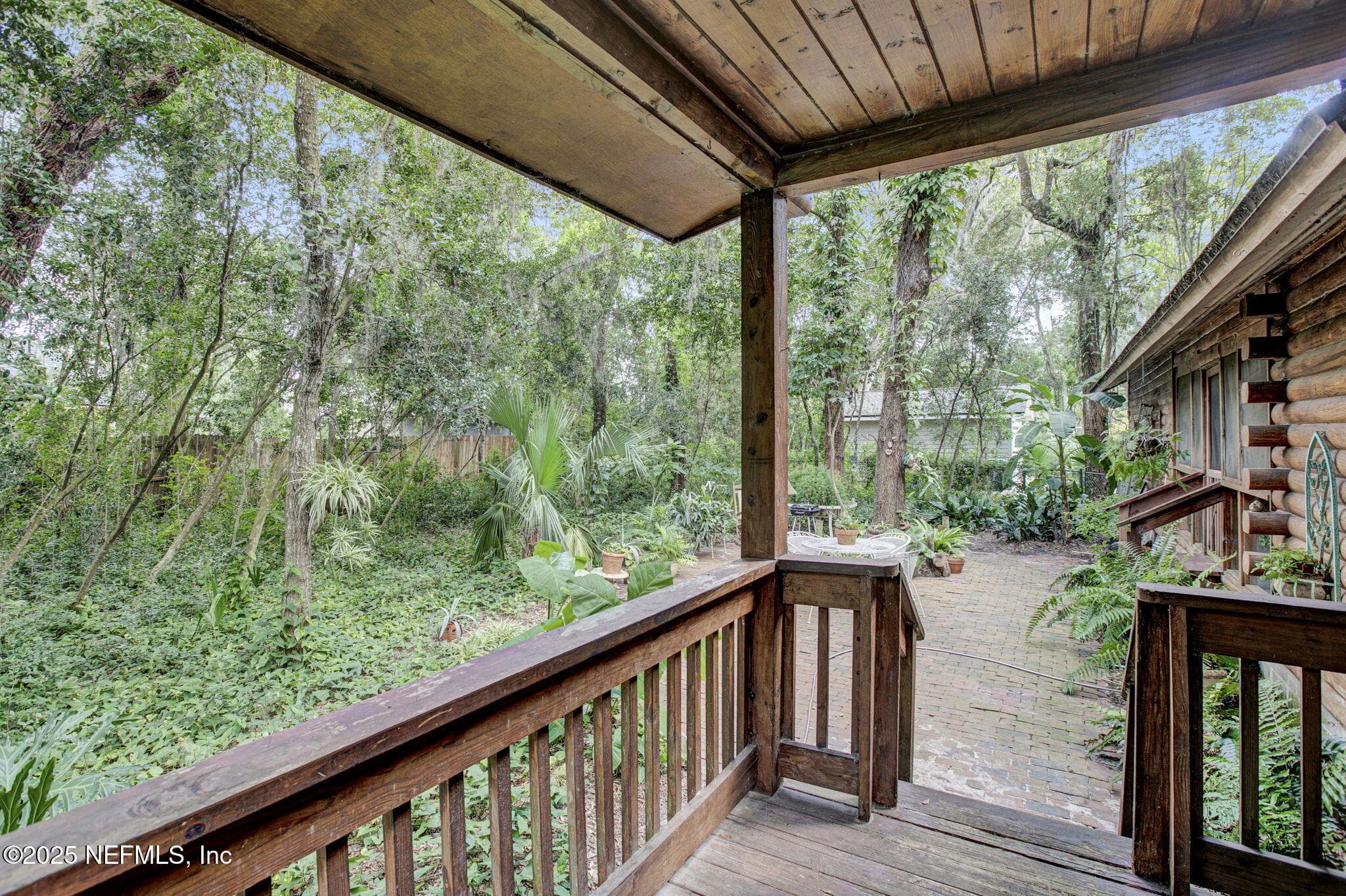 back porch & yard — 2029 SHADOW Lane, Neptune Beach, FL 32266