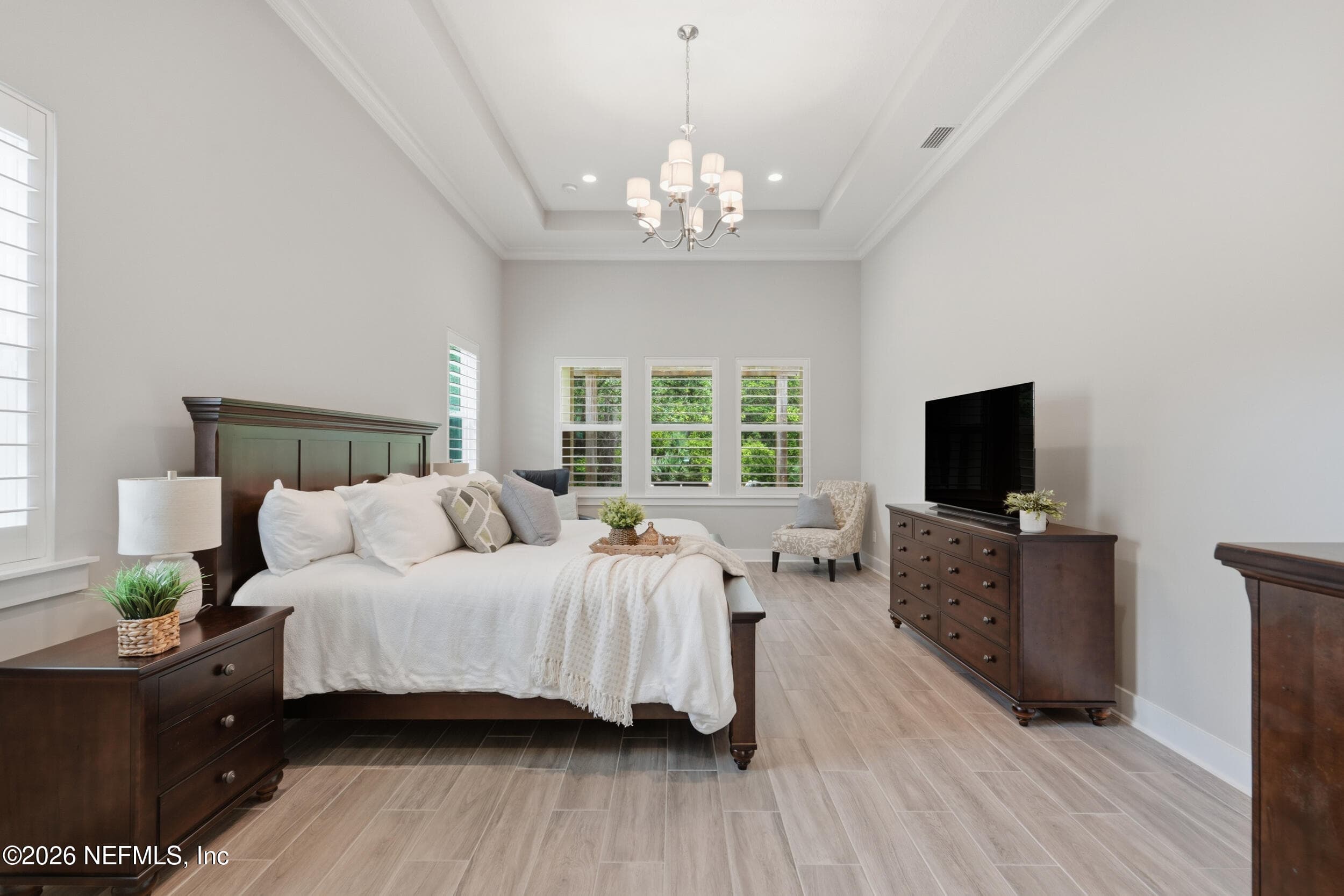 Primary suite tray ceiling — 323 MAHI Drive, Ponte Vedra, FL 32081