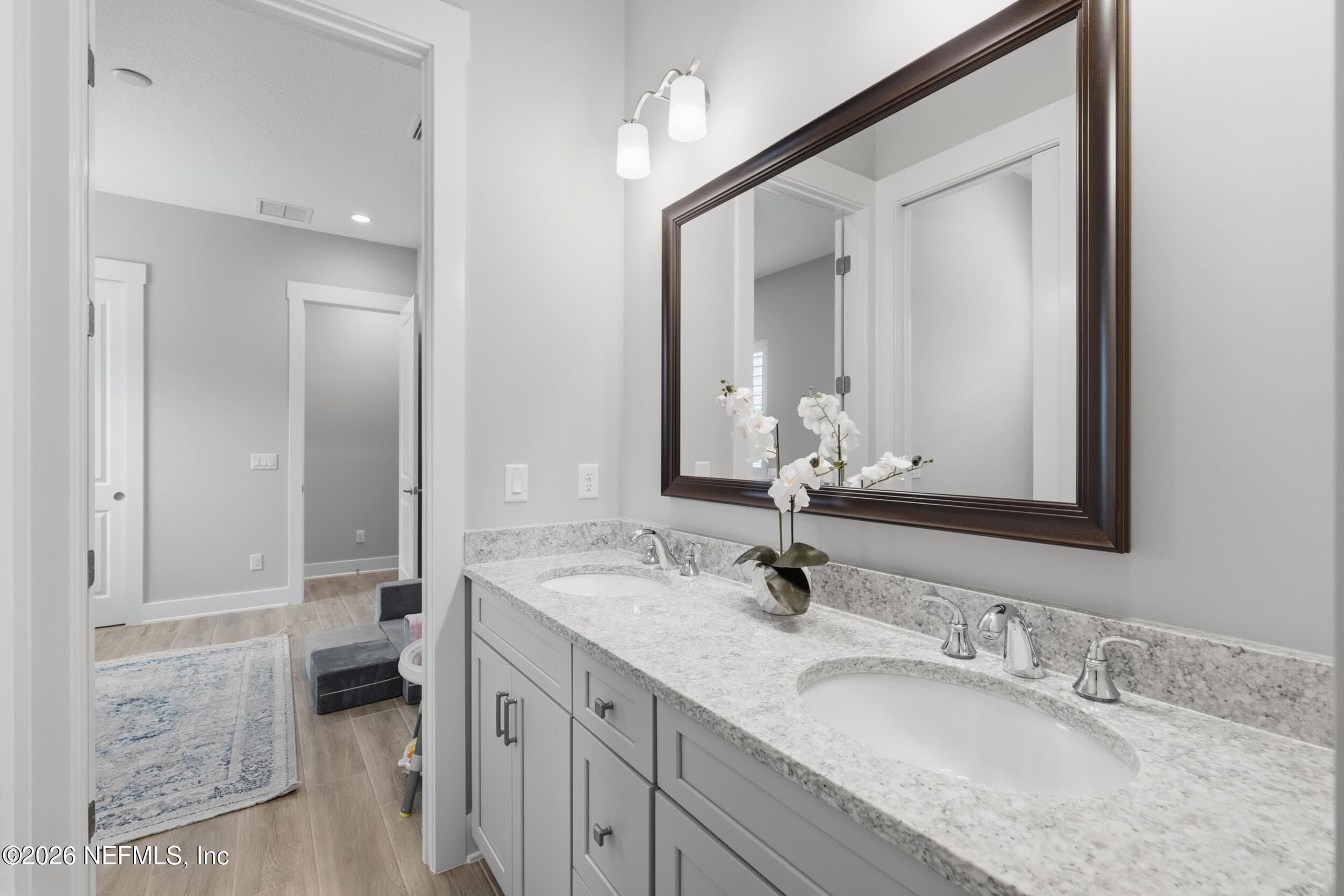 Guest bath dual vanity — 323 MAHI Drive, Ponte Vedra, FL 32081