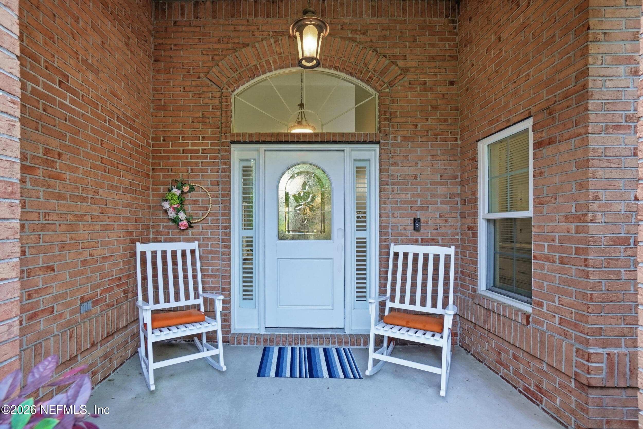 Inviting front entry to home — 2408 STOCKTON Drive, Fleming Island, FL 32003