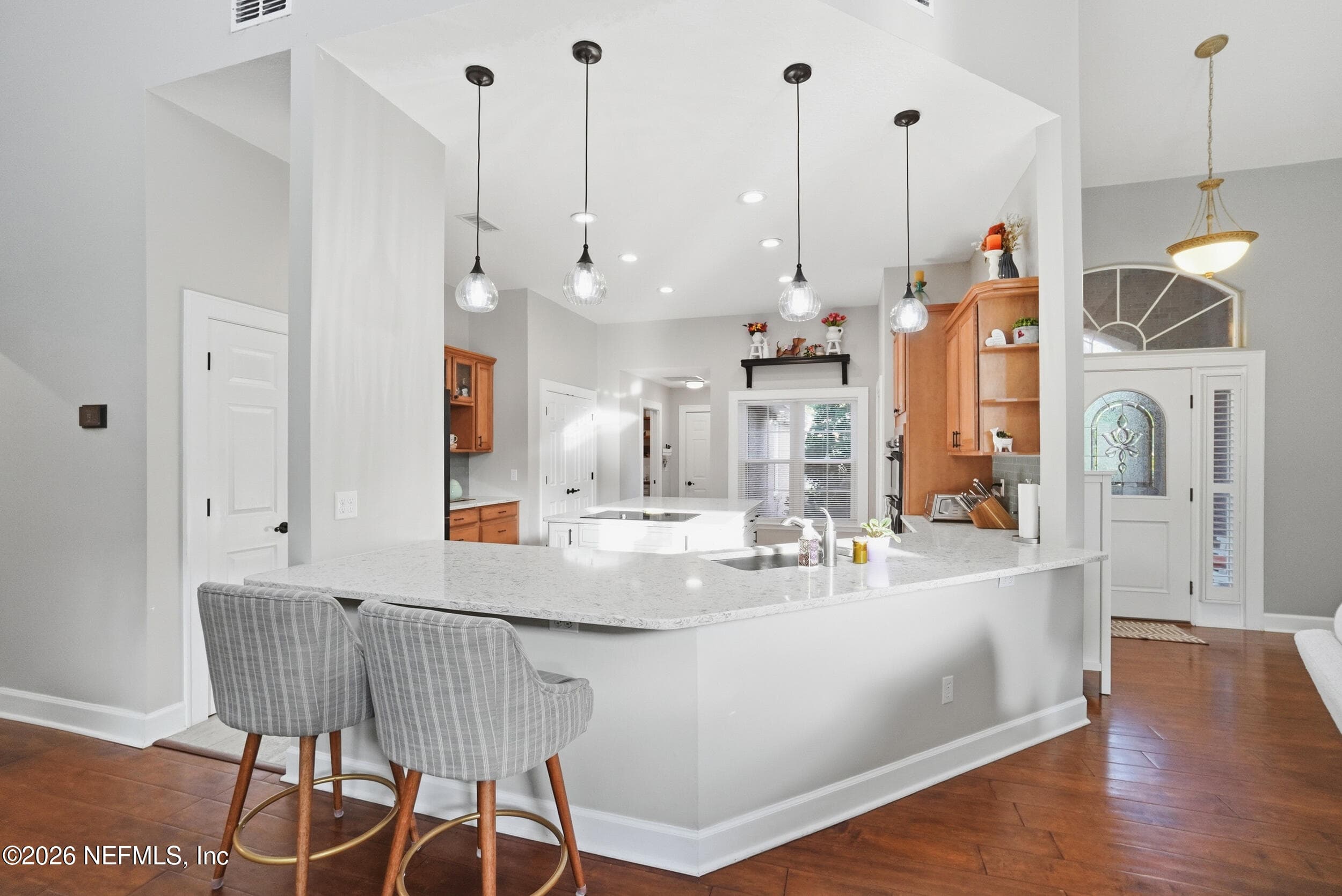 Large Kitchen with tons of lighting — 2408 STOCKTON Drive, Fleming Island, FL 32003