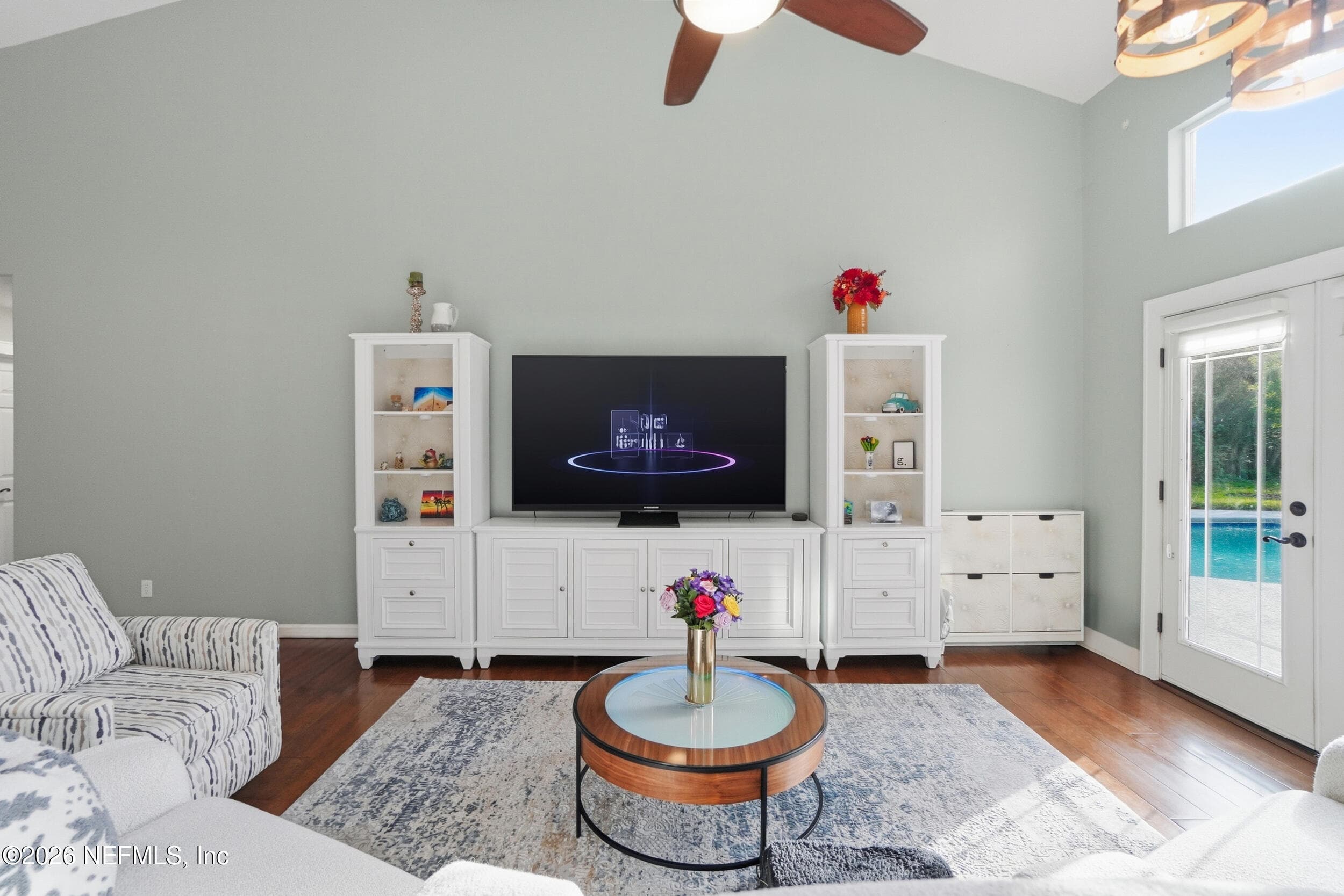 Vaulted Ceiling in sunroom — 2408 STOCKTON Drive, Fleming Island, FL 32003