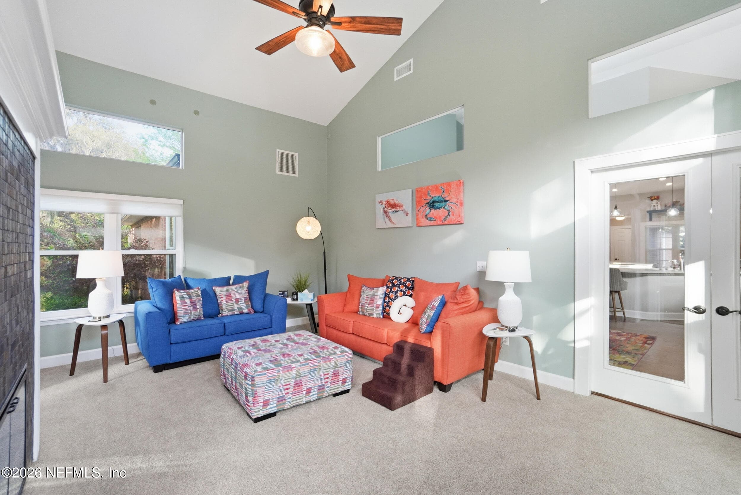 Tons of windows in the sunroom — 2408 STOCKTON Drive, Fleming Island, FL 32003