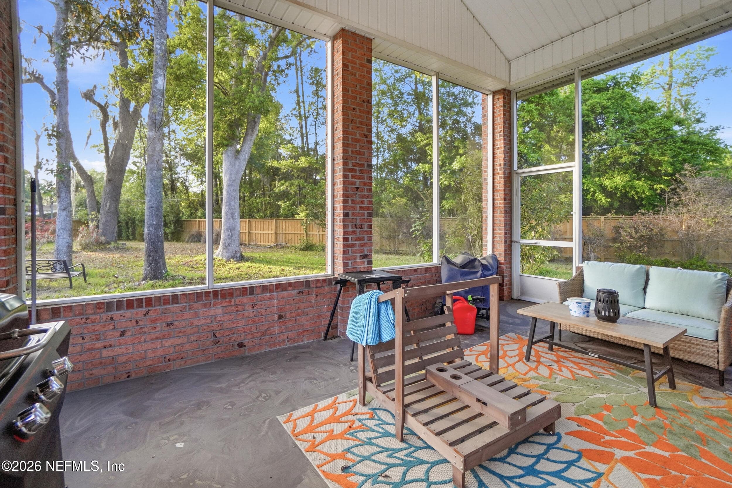 Screened in patio — 2408 STOCKTON Drive, Fleming Island, FL 32003