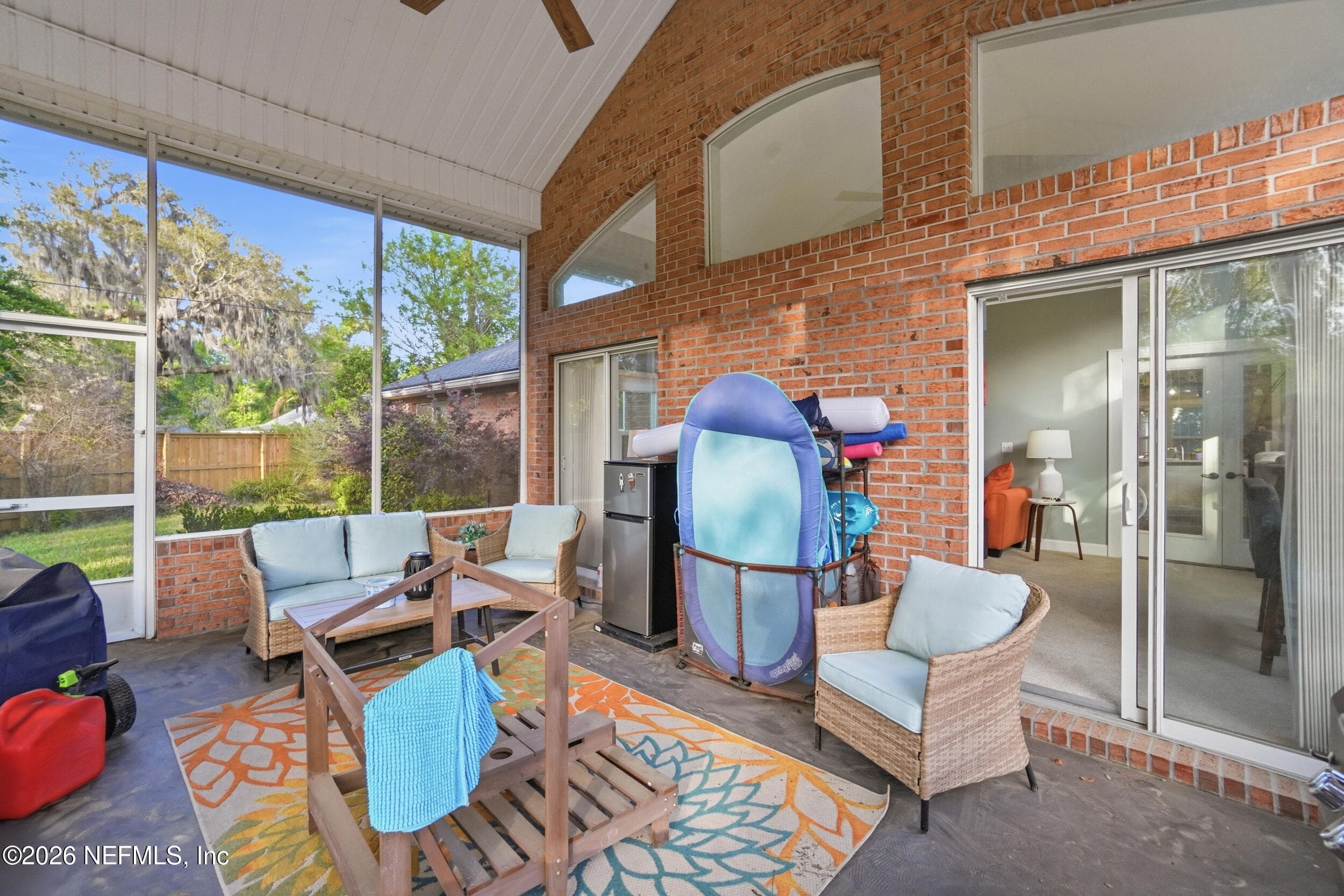 Patio overlooking the pool — 2408 STOCKTON Drive, Fleming Island, FL 32003