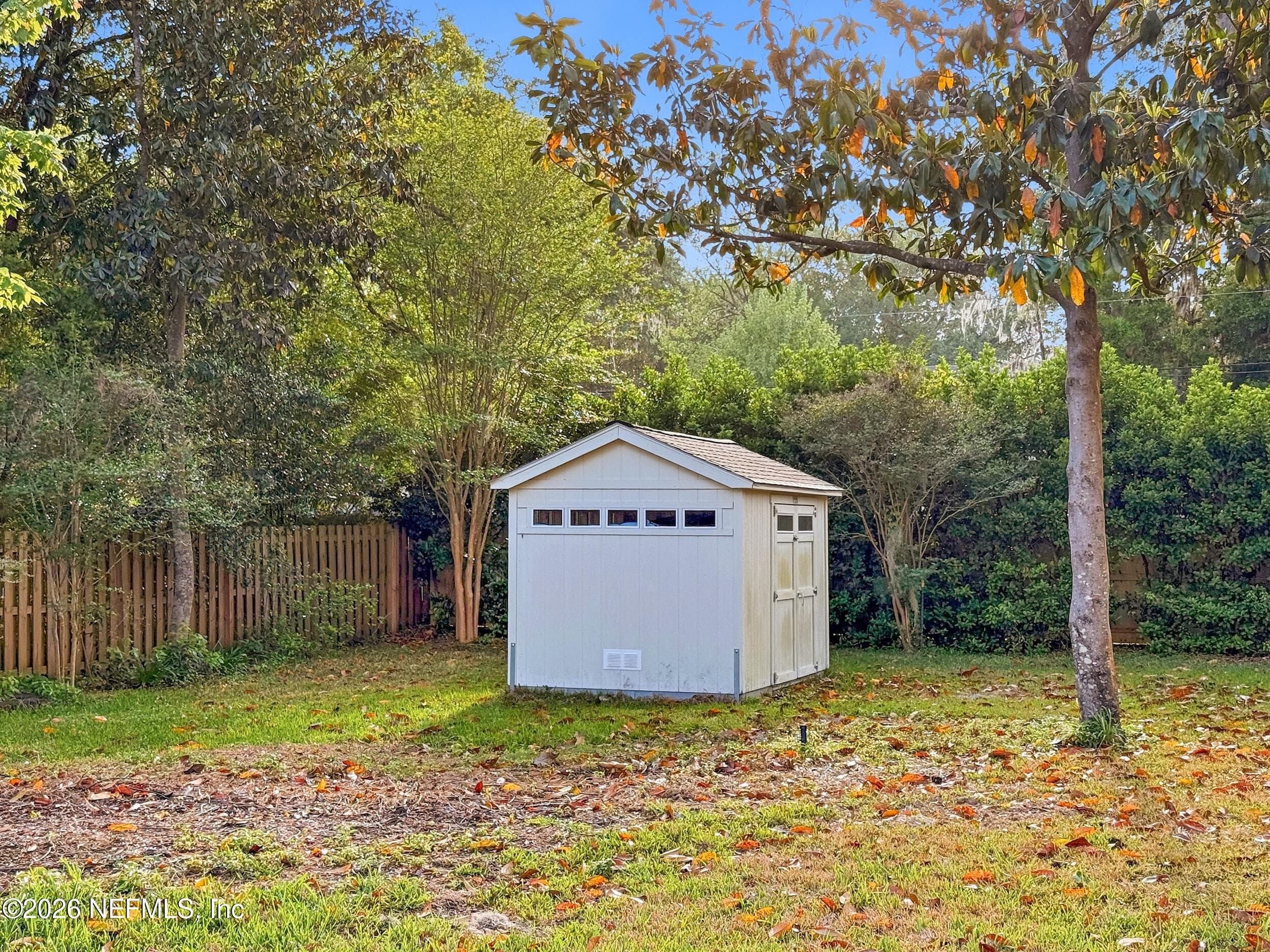 Shed with connected electricity — 2408 STOCKTON Drive, Fleming Island, FL 32003