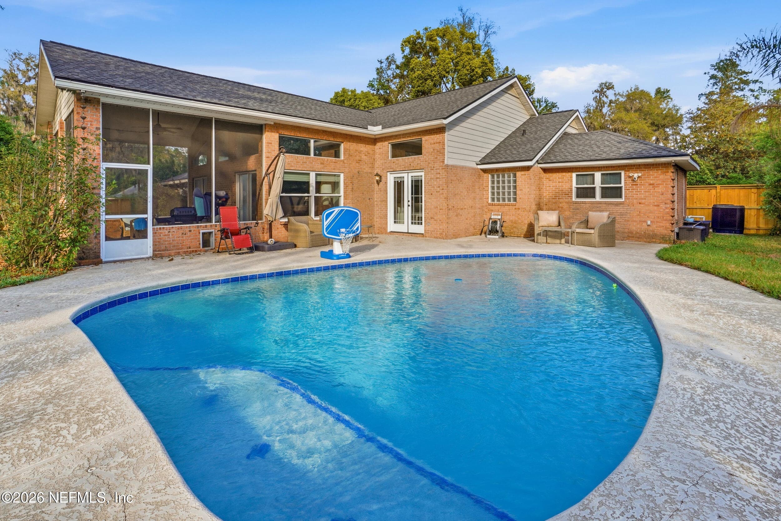 Saltwater heated pool — 2408 STOCKTON Drive, Fleming Island, FL 32003