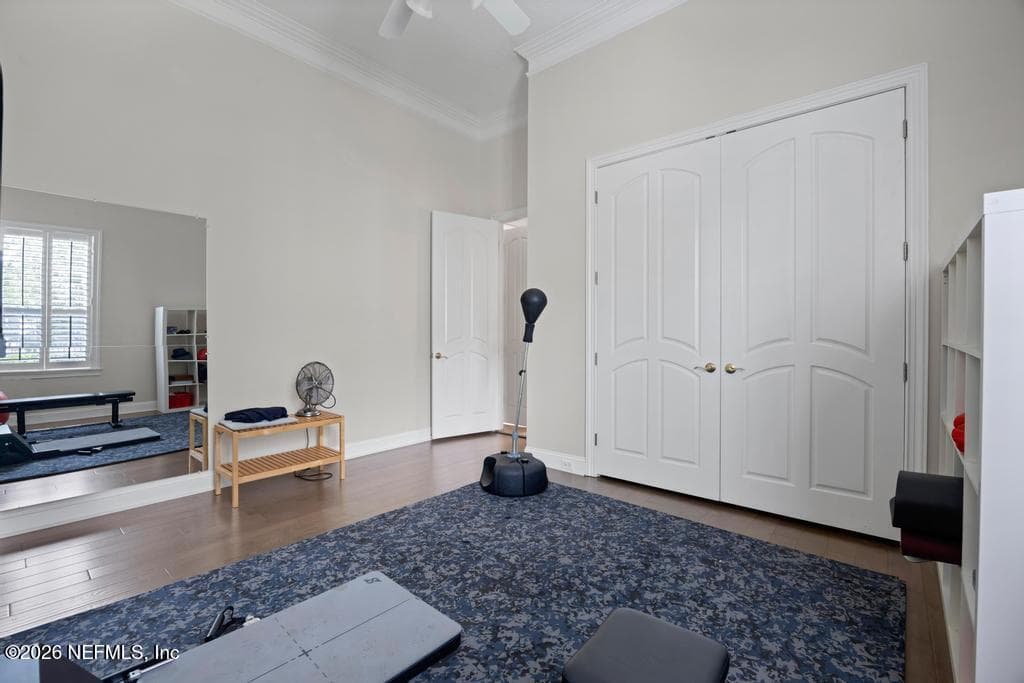 bedroom 3, currently being used as gym room — 1943 ROSE MALLOW Lane, Fleming Island, FL 32003