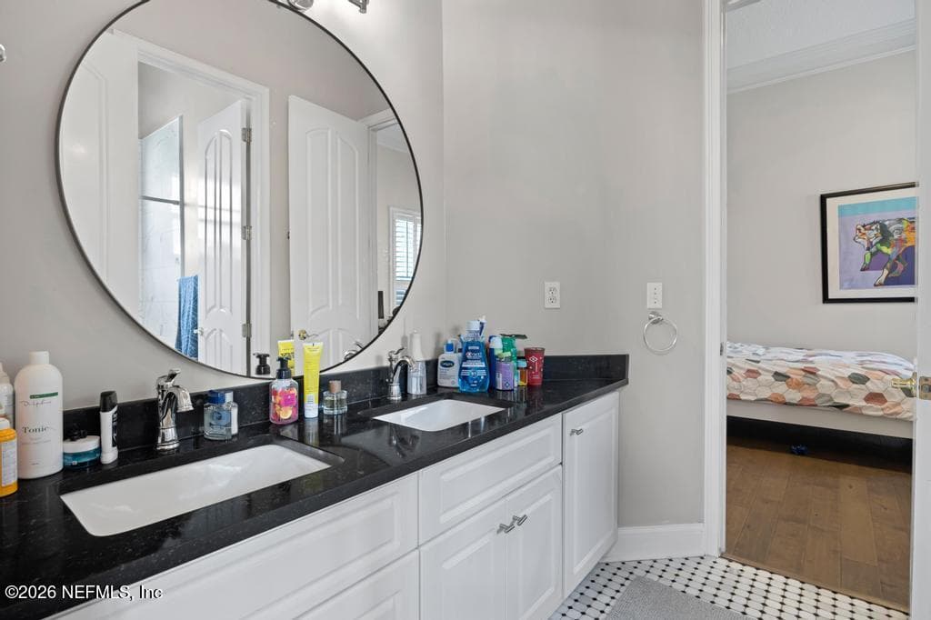 Jack and Jill bathroom between bedroom 4 and 5 — 1943 ROSE MALLOW Lane, Fleming Island, FL 32003