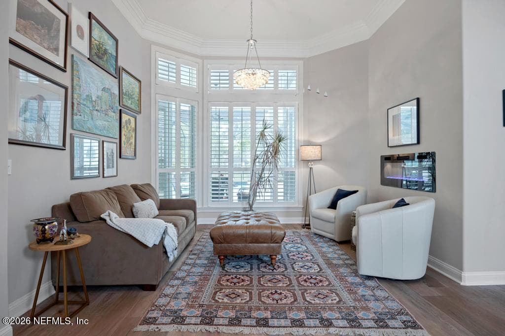 formal sitting room overlooking pool — 1943 ROSE MALLOW Lane, Fleming Island, FL 32003
