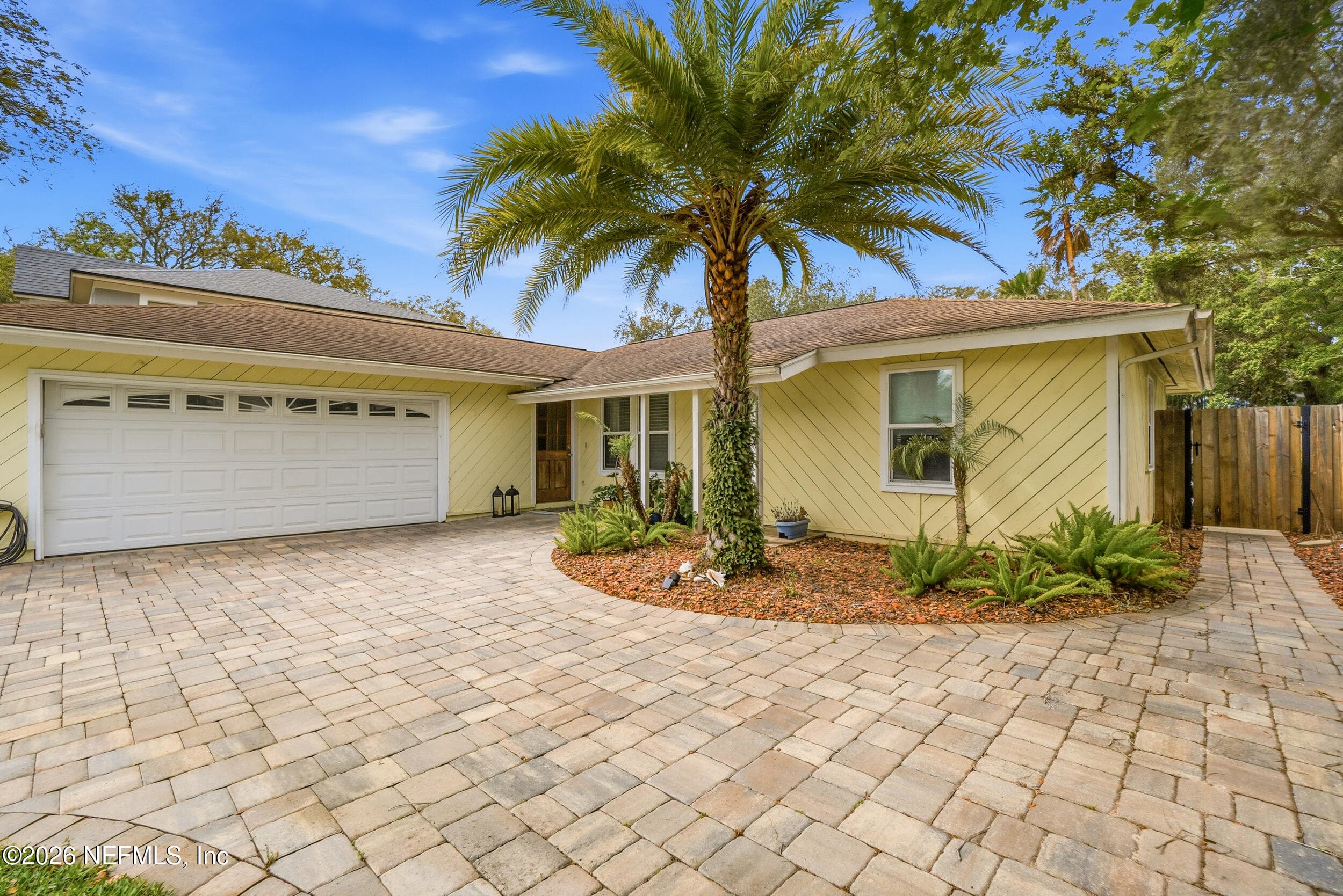 Paver Driveway — 2018 ROSEWOOD Drive, Neptune Beach, FL 32266