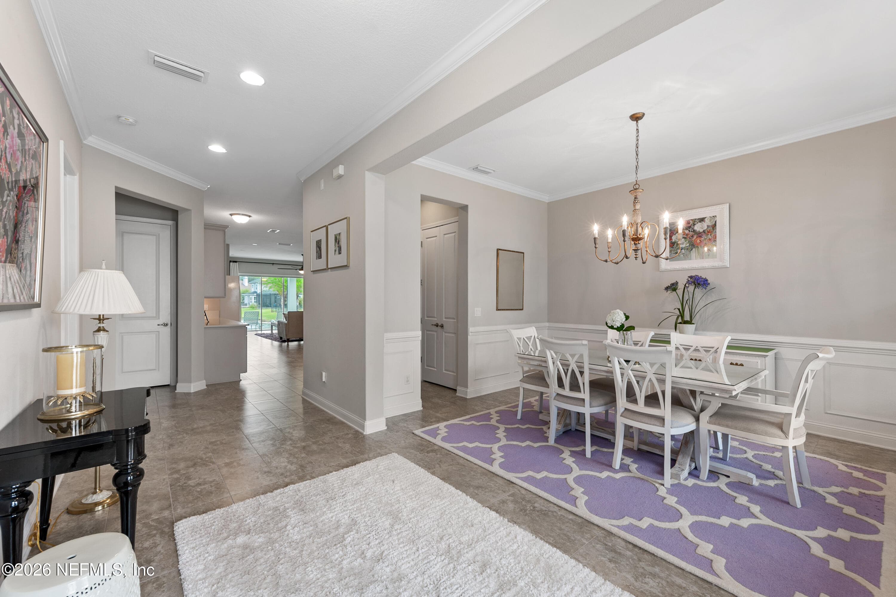 Entry way and Dining Room — 228 CONQUISTADOR Road, St. Johns, FL 32259