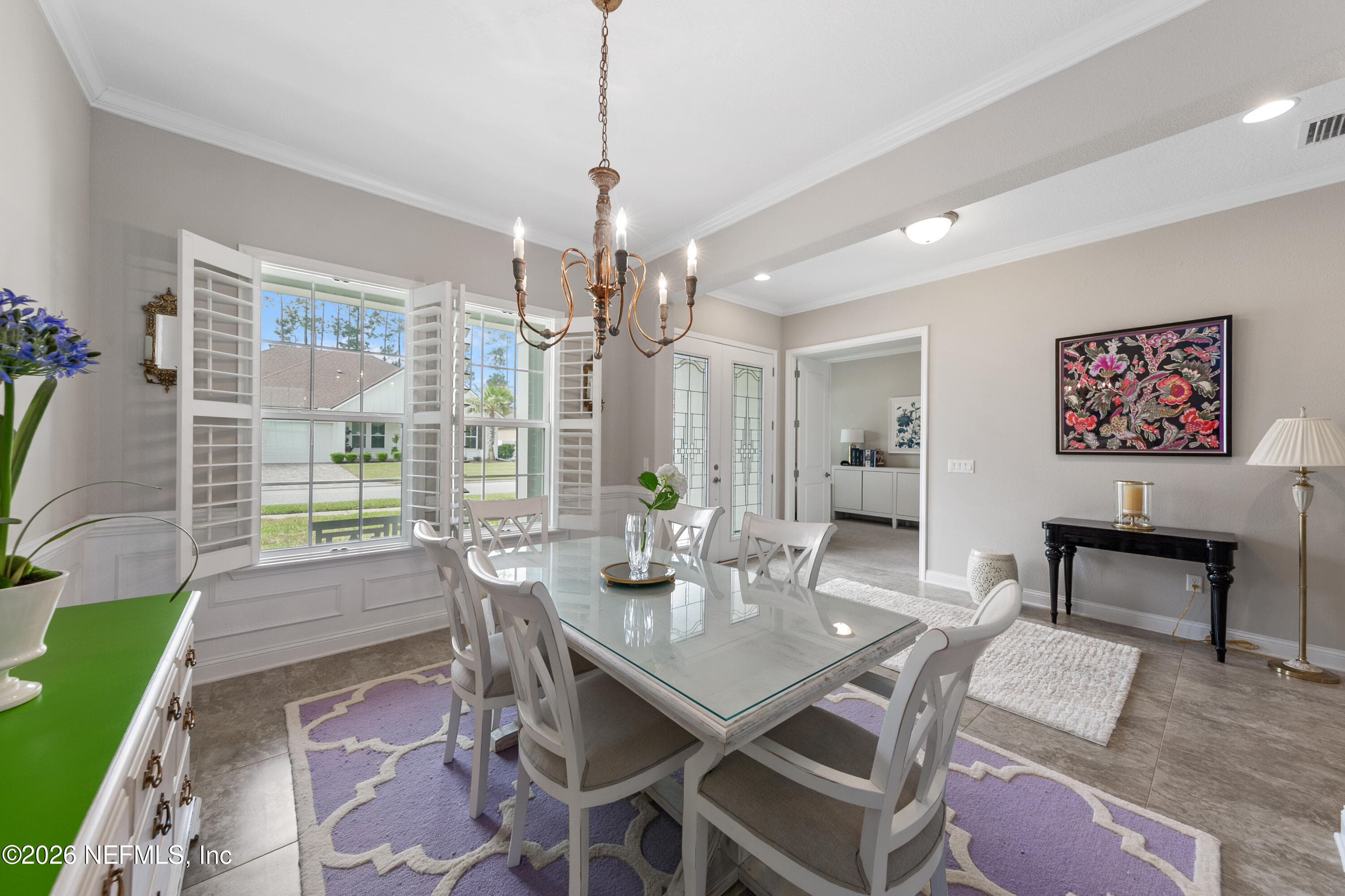 Entry way and Dining Room — 228 CONQUISTADOR Road, St. Johns, FL 32259