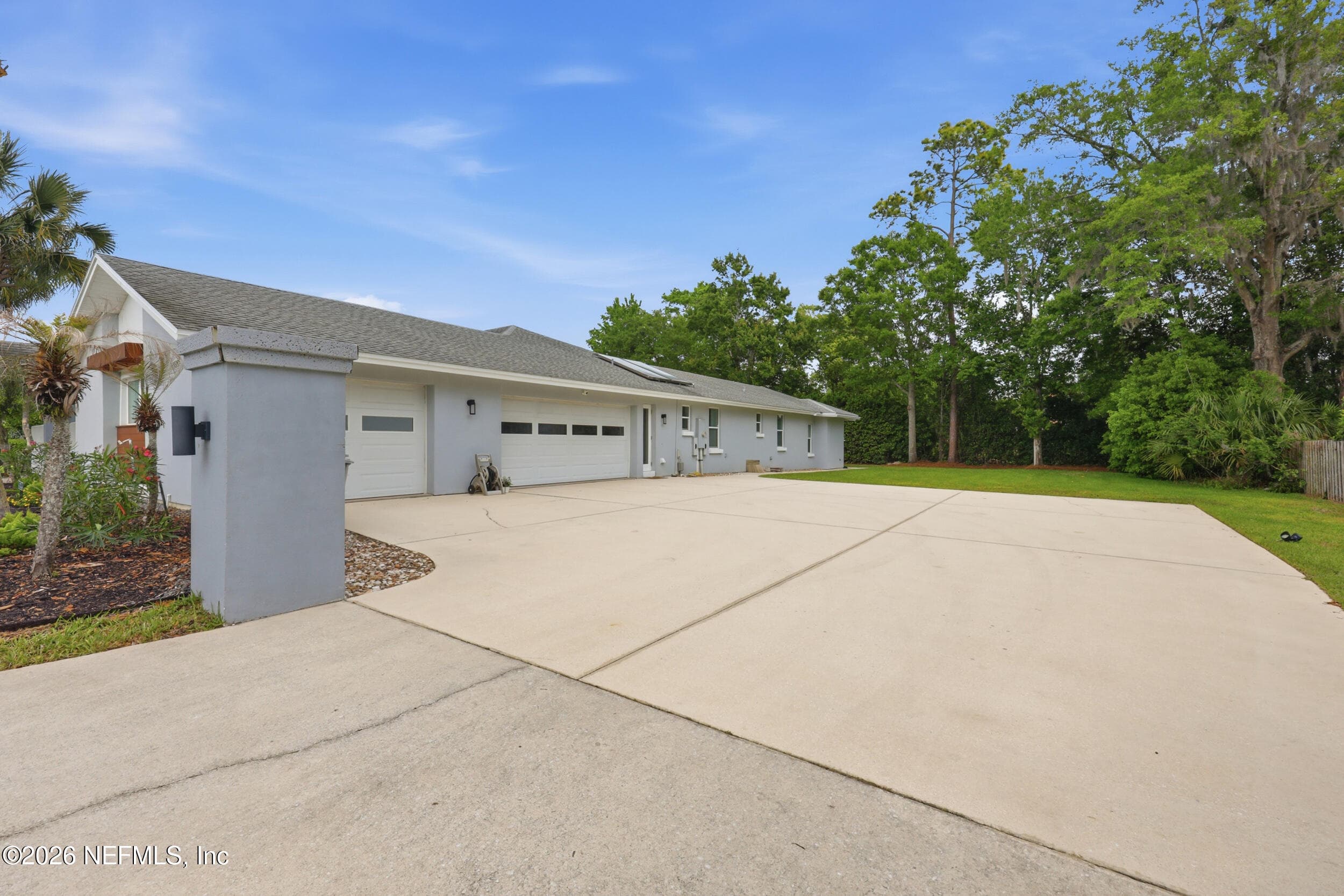 3-car garage with tons of parking space — 8071 PINE LAKE Road, Jacksonville, FL 32256