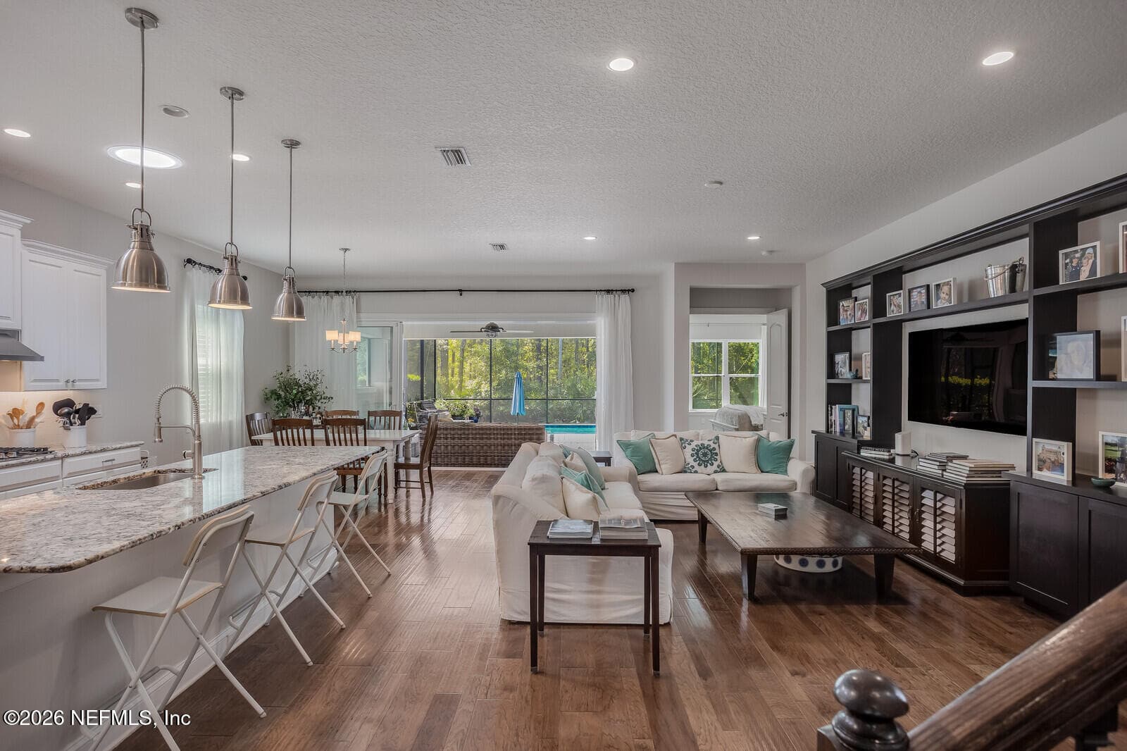 Stunning engineered hardwood floors in main areas. — 180 PALM ISLAND Way, Ponte Vedra, FL 32081