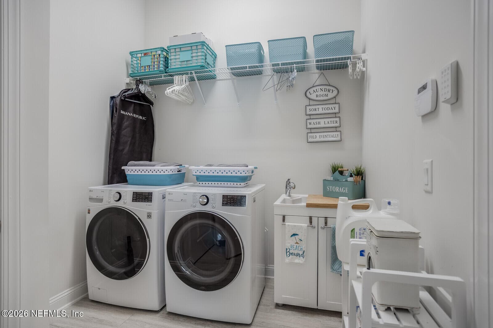 Laundry Room with sink — 180 PALM ISLAND Way, Ponte Vedra, FL 32081