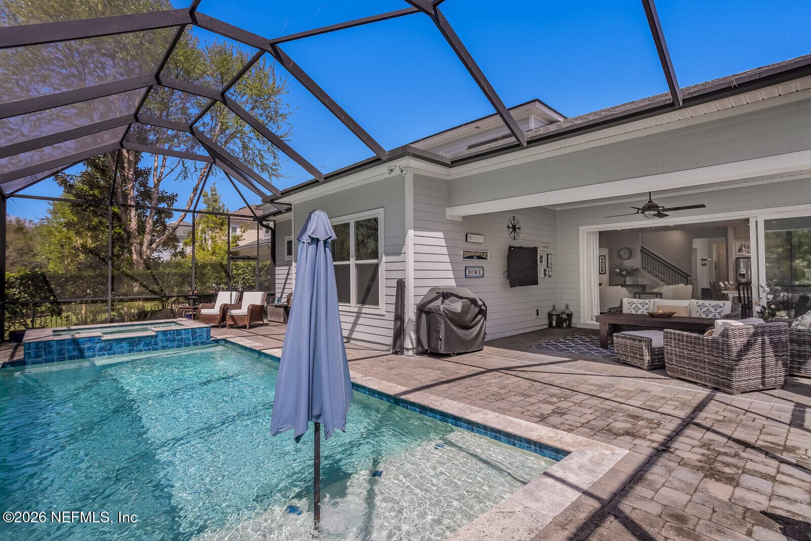 Pool with hot tub — 180 PALM ISLAND Way, Ponte Vedra, FL 32081