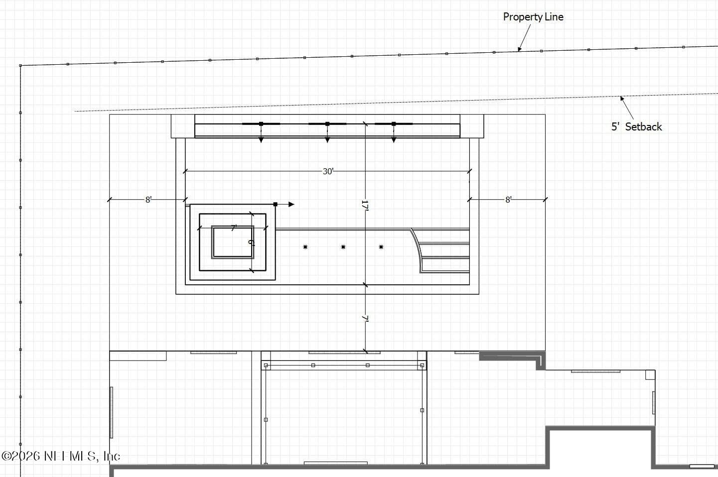 See City of Jax Beach for specific setbacks, and lot coverage. — 4 SUMMER Court, Jacksonville Beach, FL 32250