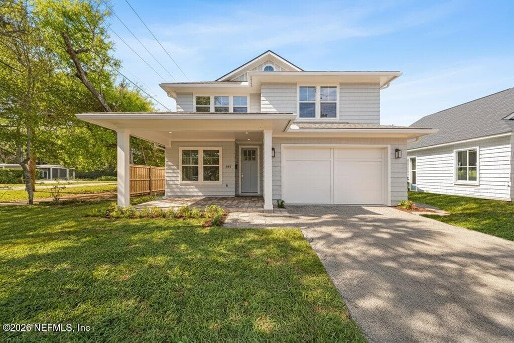 Front of home — 397 PLAZA, Atlantic Beach, FL 32233