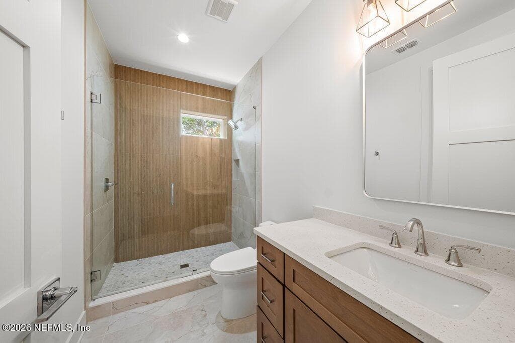 Down stairs full bathroom — 397 PLAZA, Atlantic Beach, FL 32233