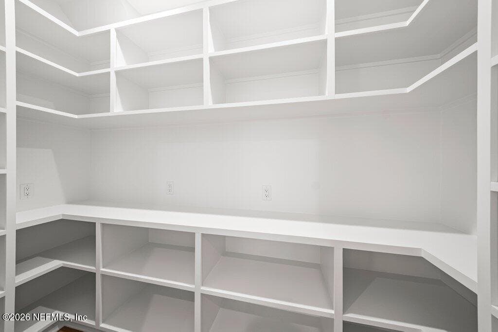 large custom pantry with electrical outlets — 397 PLAZA, Atlantic Beach, FL 32233