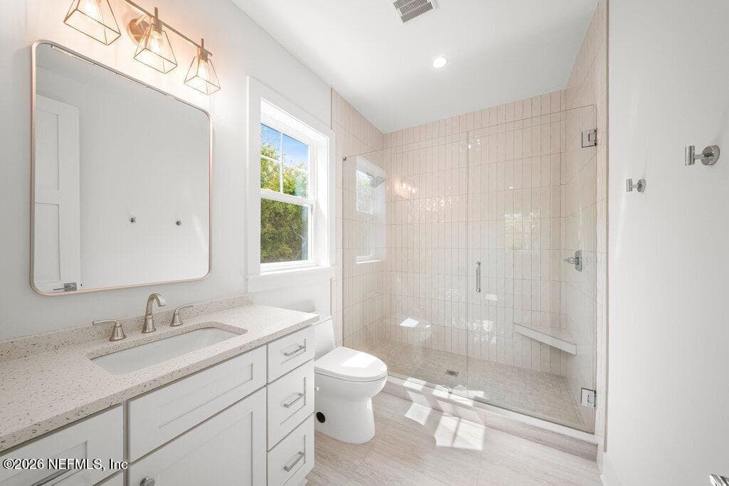 4th Bathroom upstairs — 397 PLAZA, Atlantic Beach, FL 32233