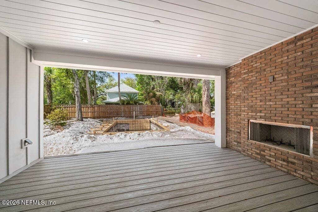 back covered lanai — 397 PLAZA, Atlantic Beach, FL 32233